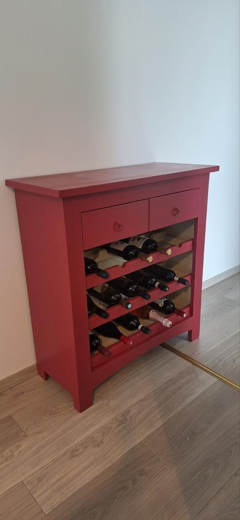 Wijnkastje met lades, Ophalen