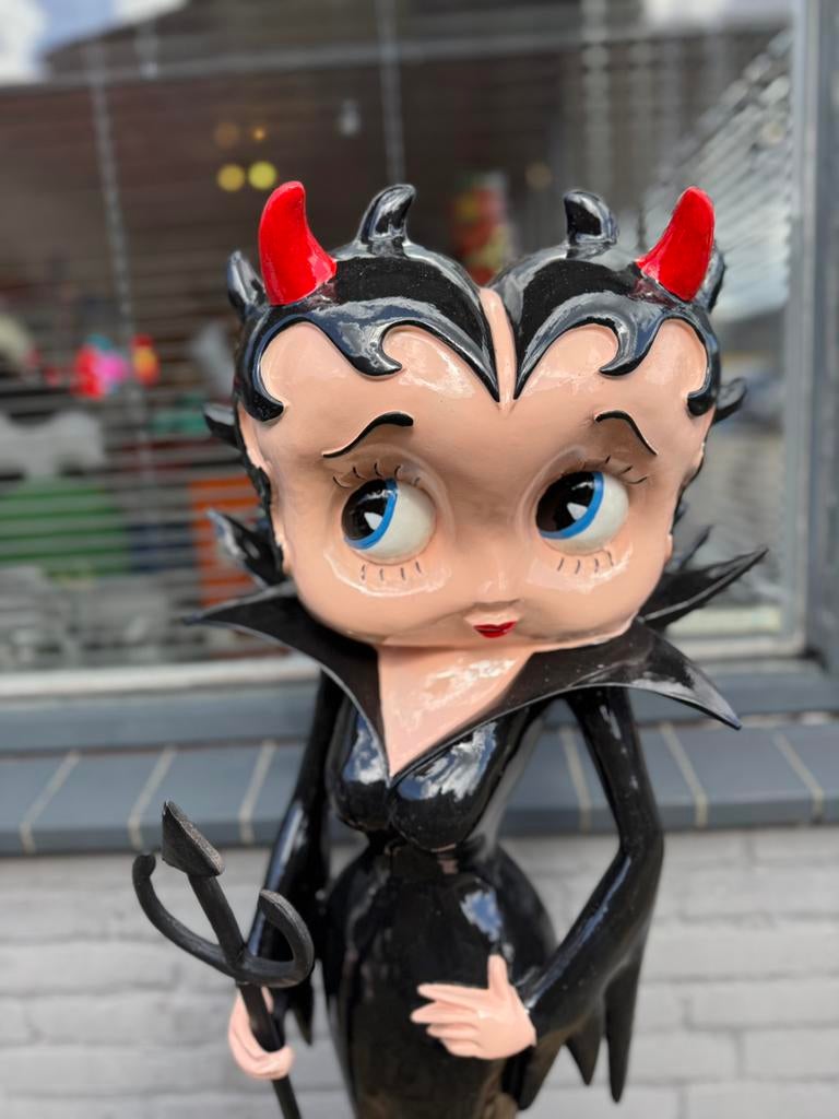 Betty Boop groot beeld als Duivel, Verzamelen, Beelden en Beeldjes, Ophalen, Gebruikt, Mens