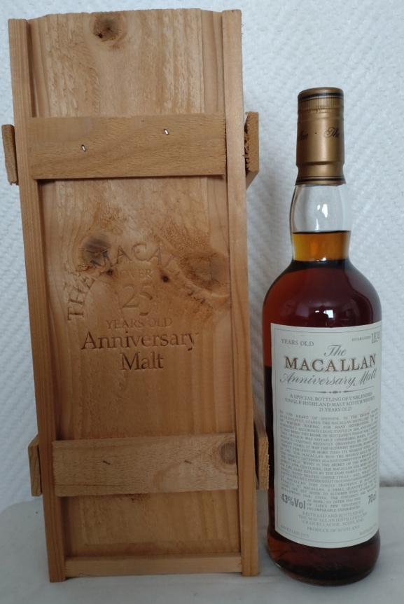 Whisky Macallan 25 Anniversary Malt, Verzamelen, Wijnen, Ophalen, Overige typen, Nieuw, Vol
