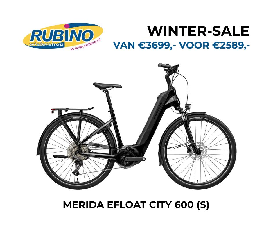 NIEUW - MERIDA EFLOAT CITY 600 ELEKTRISCHE FIETS (S), Fietsen en Brommers, Elektrische fietsen, Nieuw, Minder dan 47 cm, 50 km per accu of meer