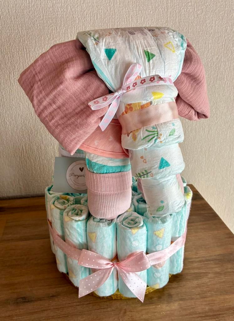 Pampertaart Olifant, Kinderen en Baby's, Kraamcadeaus en Geboorteborden, Ophalen, Nieuw, Kraamcadeau