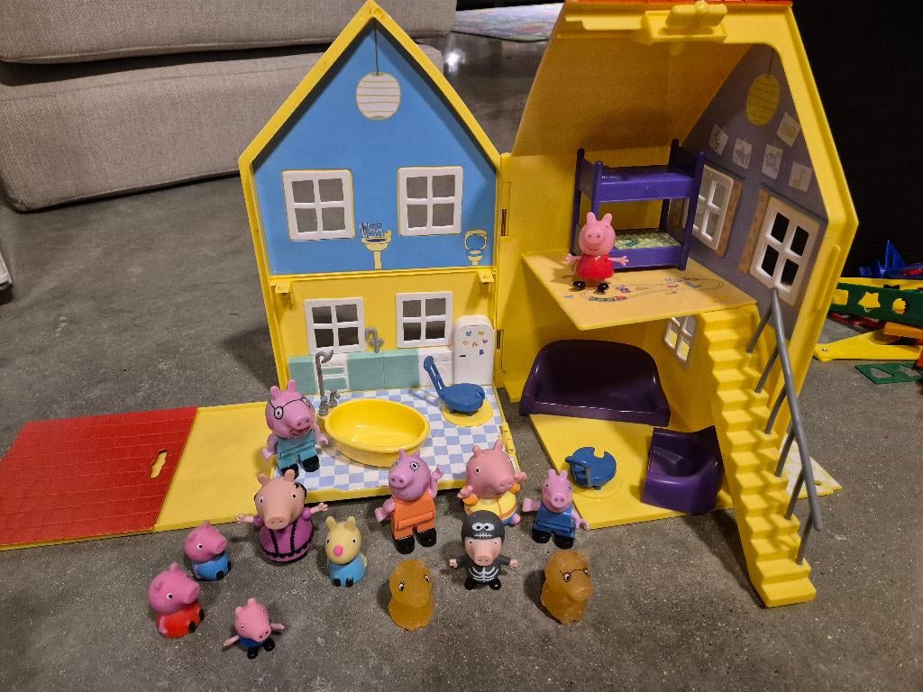 Peppa Pig luxe speelhuis, Ophalen, Gebruikt, Plastic