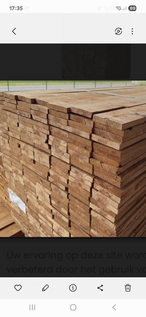 Thermowood, Tuin en Terras, Ophalen