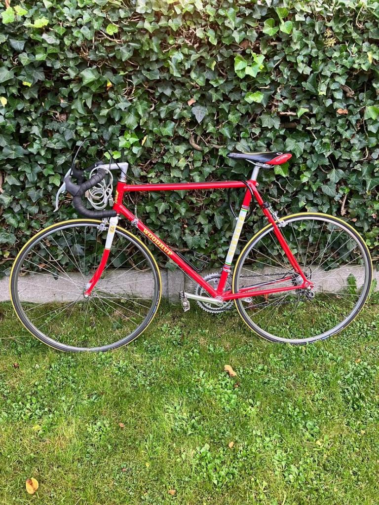 Woodrup vintage koersfiets, Ophalen