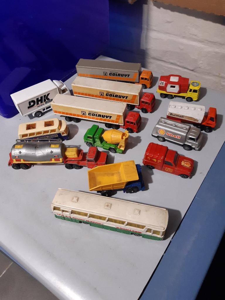 lot de camions et voitures miniature, Enlèvement ou Envoi, Utilisé, Bus ou Camion, Majorette