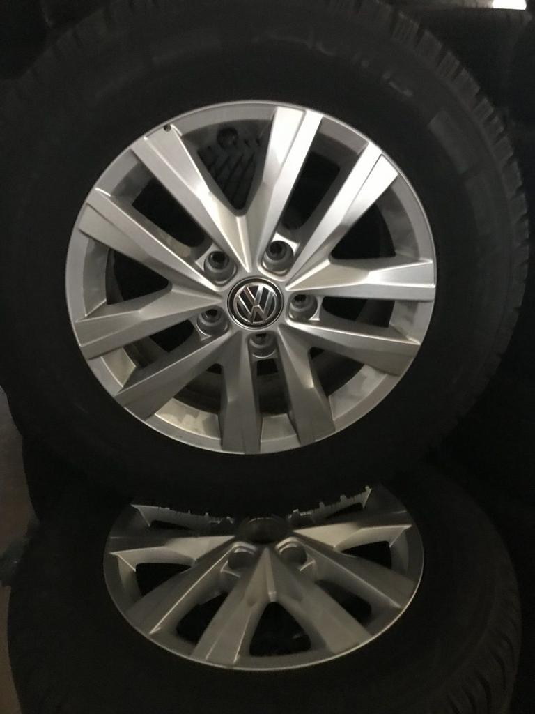 Volkswagen velg banden set 4 stuks (winterbanden), Auto-onderdelen, Banden en Velgen, Ophalen, -, Banden en Velgen, -