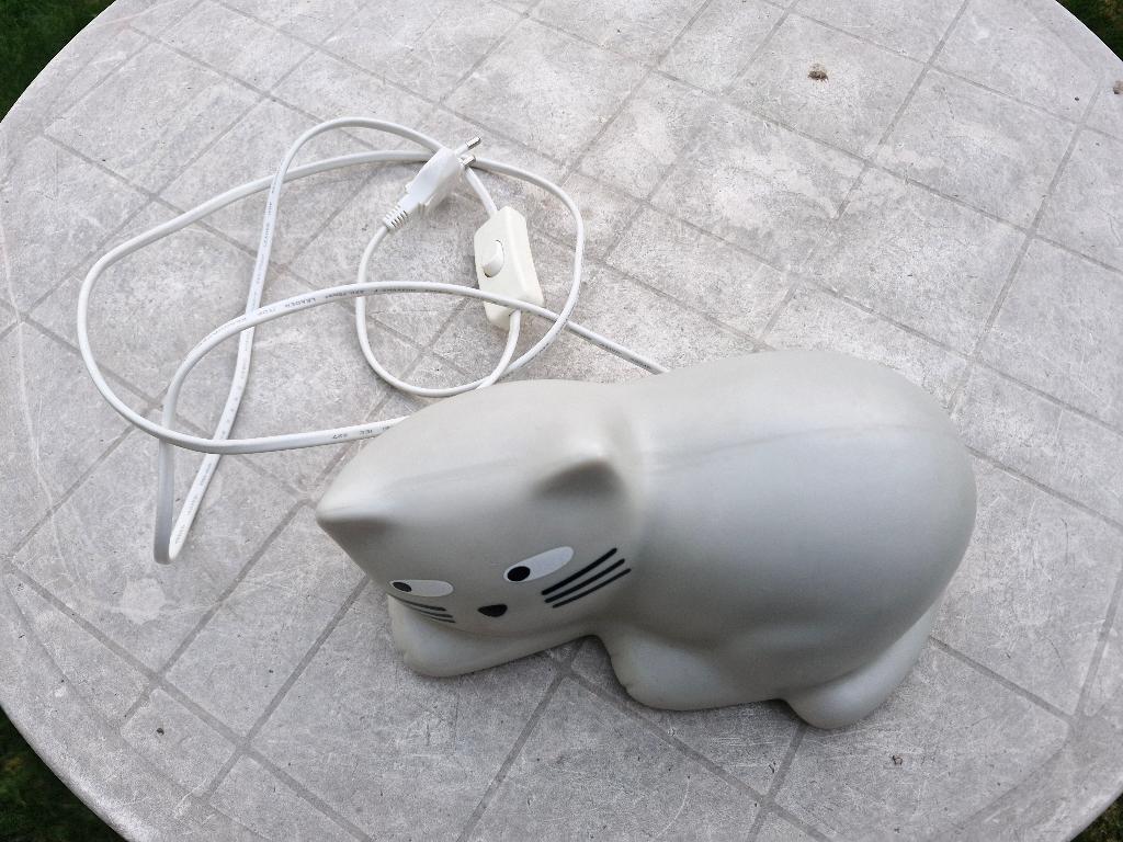 Veilleuse-chat – lampe de chevet, Maison & Meubles, Enlèvement
