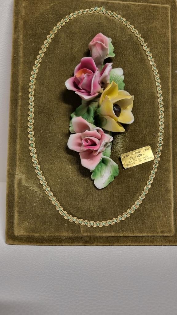 Objet d'art  sur velours, Antiquités & Art, Enlèvement ou Envoi