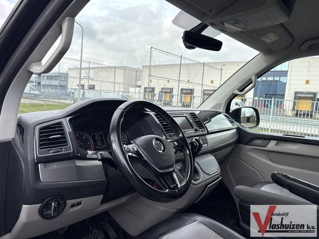 Volkswagen Transporter 2.0 TDI L2H1 Dubbel Cabine 4Motion Hi, Auto's, Bestelwagens en Lichte vracht, Automaat, Zwart, Bedrijf