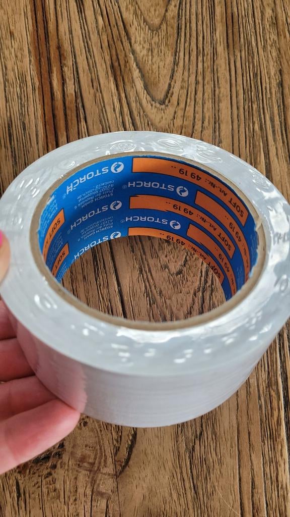 Storch 491950 softtape  de witte rol. 50mm x 33 mtr., Bricolage & Construction, Enlèvement ou Envoi