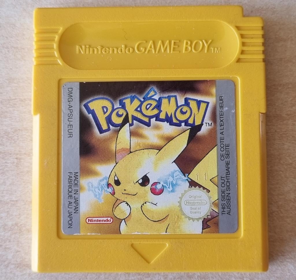 Pokemon Yellow ( DMG-APSU-EUR ) Nintendo Game Boy Gameboy, Ophalen of Verzenden, Zo goed als nieuw, Role Playing Game (Rpg), Vanaf 3 jaar