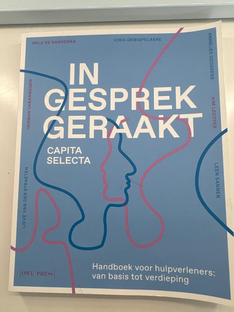 Capita selecta A entamé une conversation, Livres, Livres scolaires, Sciences sociales, Owl press, Enlèvement ou Envoi, Autres niveaux