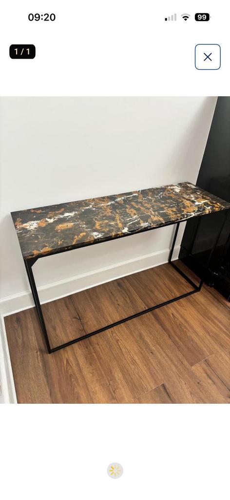 Console en marbre JUNTOO, Maison & Meubles, Tables | Dessertes, Enlèvement, Comme neuf