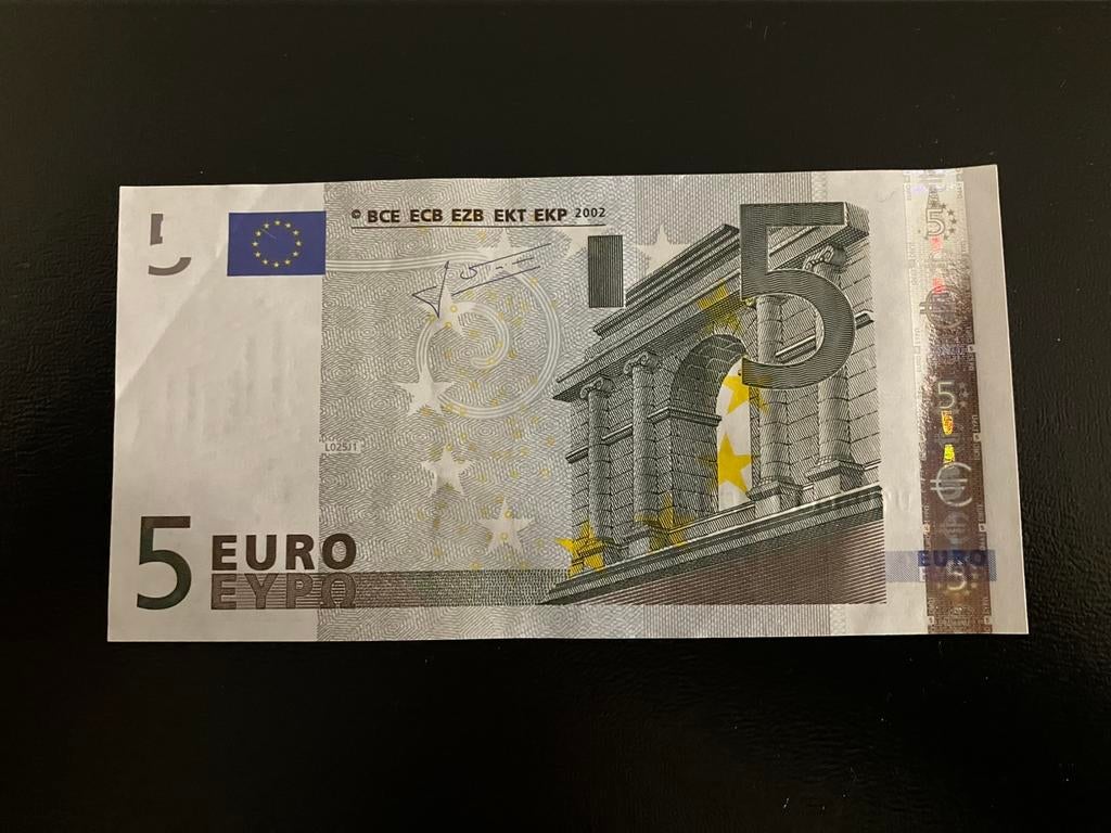 €5,- Trichet - Frankrijk (U) - circulated, Postzegels en Munten, Bankbiljetten | Europa | Eurobiljetten, Ophalen of Verzenden