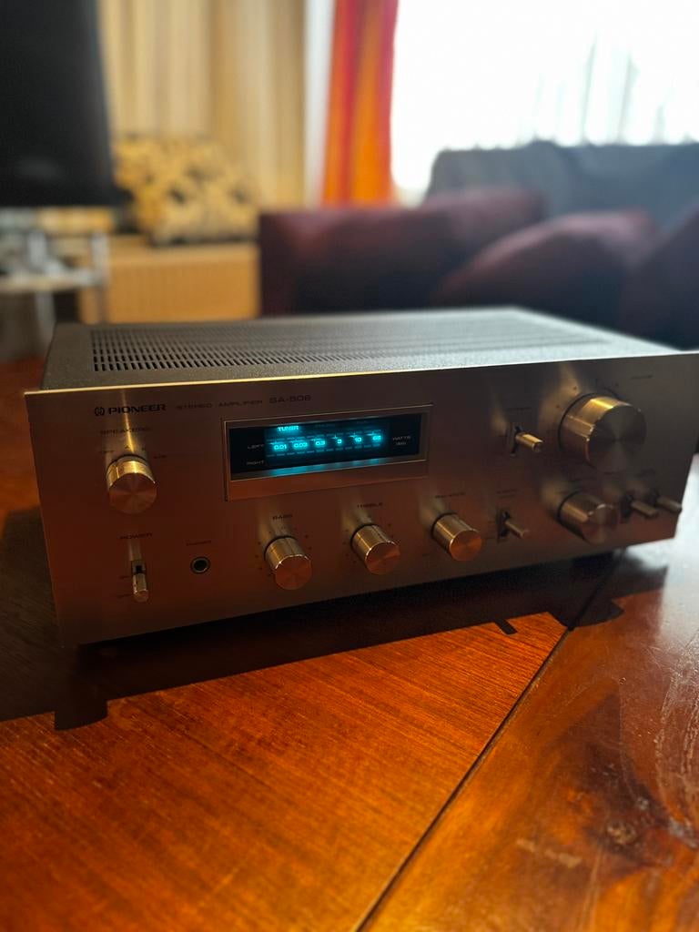 Pioneer SA-508 Vintage Versterker – Topstaat (Blue Line), Audio, Tv en Foto, Tuners, Ophalen of Verzenden, Zo goed als nieuw
