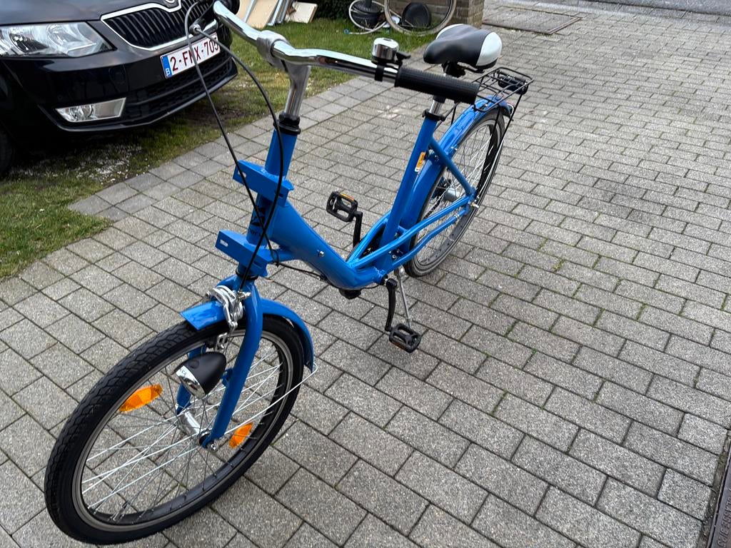 Blauwe fiets, Ophalen, Nieuw