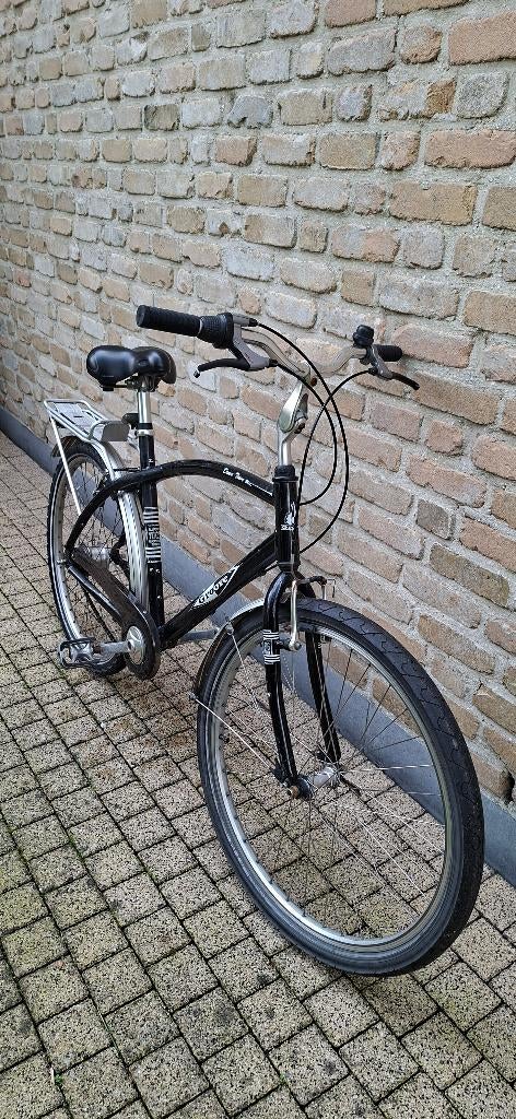 Heren fiets: Groove "down town" zwart, Fietsen en Brommers, Gebruikt, Versnellingen, 49 tot 53 cm, Ophalen