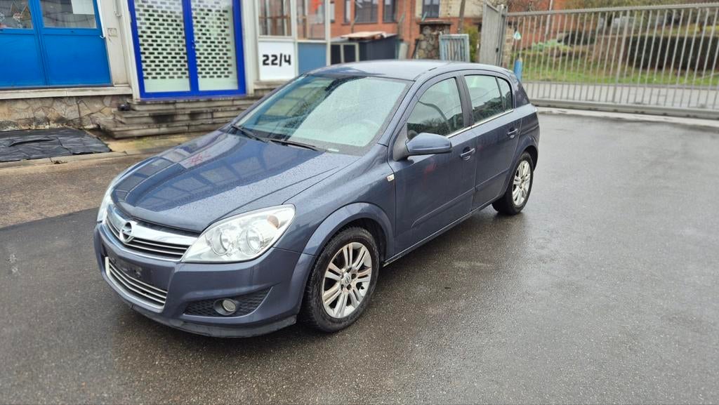 Opel Astra H Berline 1.7Cdti Feuille Rose Ct Ok Airco Cuir, Auto's, Zwart, Blauw, Leder, Bedrijf