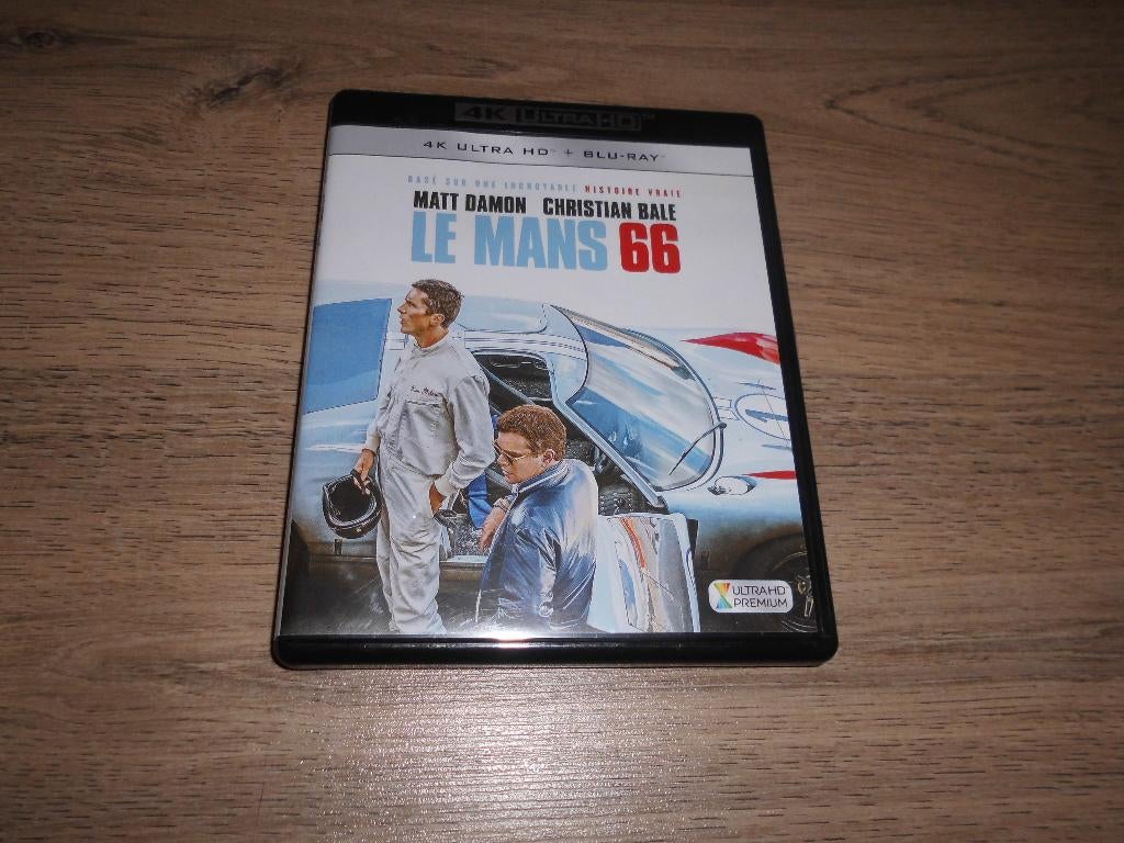 4K ultra HD + blu ray " le mans 66 " avec matt damon, CD & DVD, Enlèvement ou Envoi