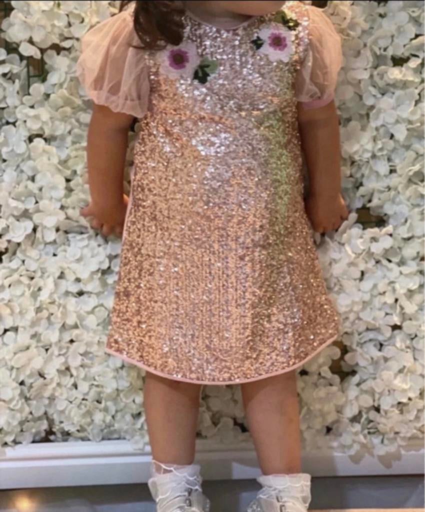 Feestjurk maat 128, Ophalen, Zo goed als nieuw