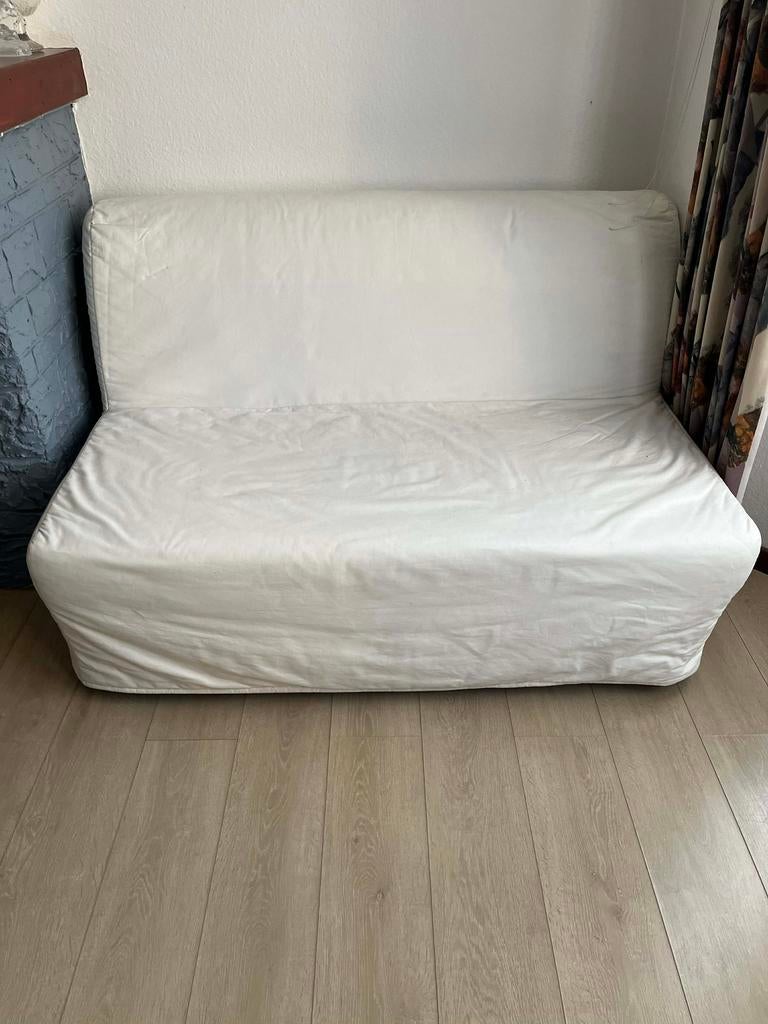 Clic clac Ikea 140X190, Beige, 140 cm, Enlèvement, Utilisé