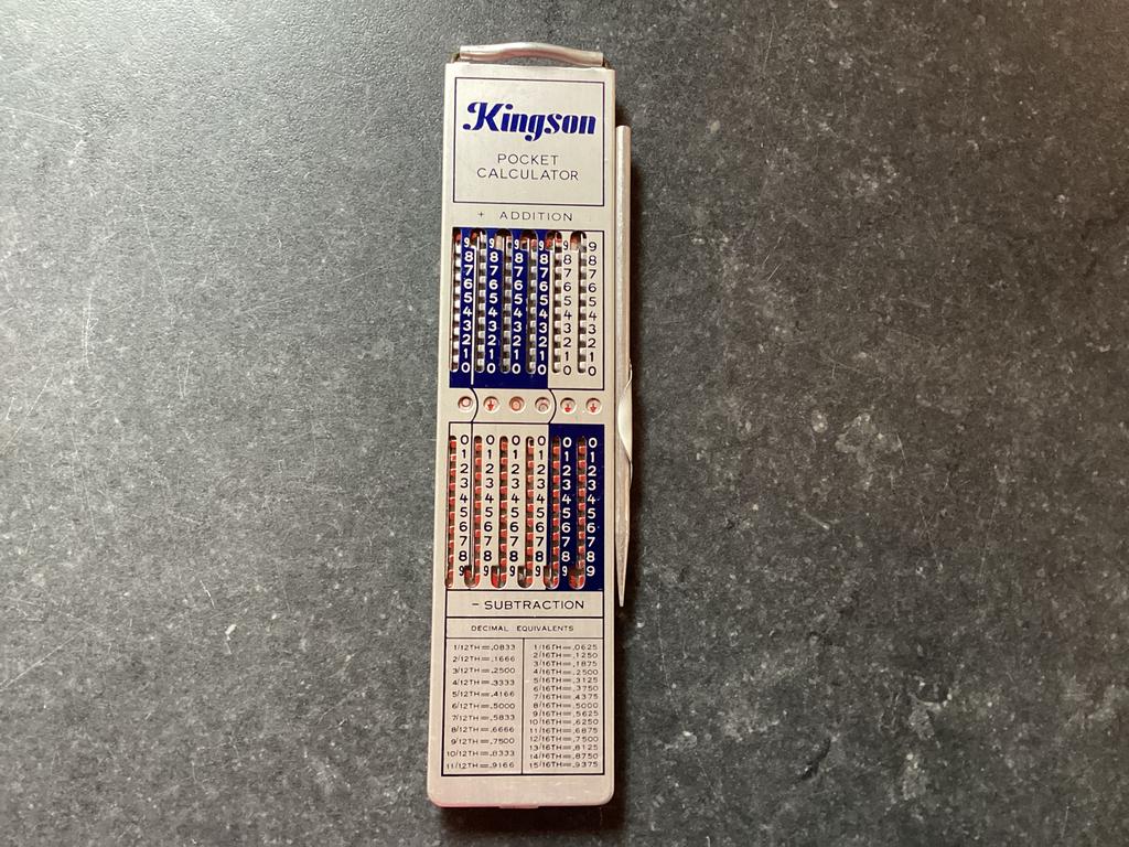 Calculatrice de poche Kingson avec étui, Enlèvement