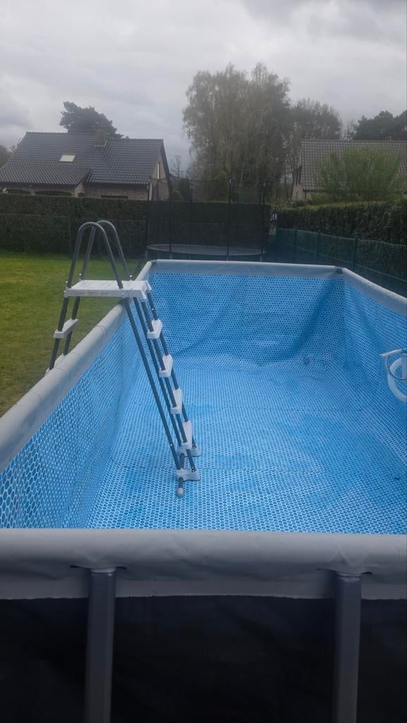 Intex zwembad 5.5m x 2.75 x 132 (FACTUUR AANWEZIG), Tuin en Terras, Zwembaden, 200 tot 300 cm, Zo goed als nieuw, Rechthoekig