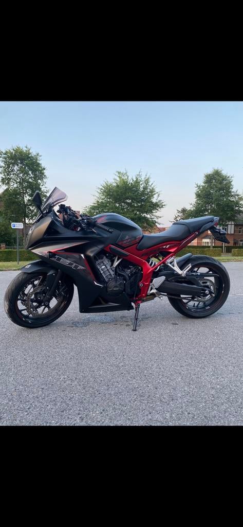Cbr650f black red, Motos, Motos | Honda, Permis Moto A, Plus de 35 kW, 4 cylindres, ABS