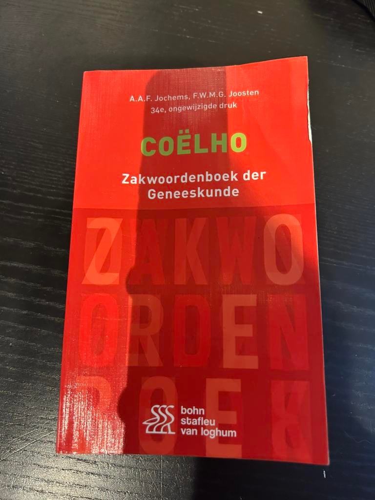 Zakwoordenboek der geneeskunde, Boeken, Studieboeken en Cursussen, Verzenden, Gelezen