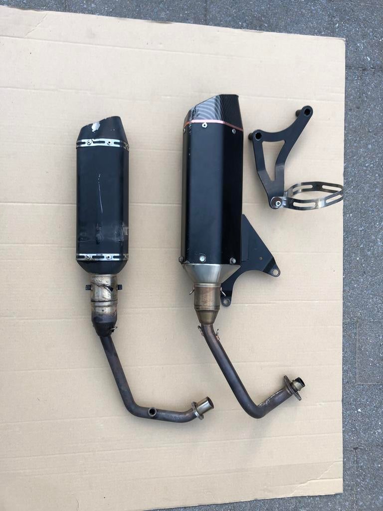 Piaggio zip sport uitlaat 4t + Iget, Fietsen en Brommers, Brommeronderdelen | Scooters, Ophalen of Verzenden, Gebruikt, Uitlaat