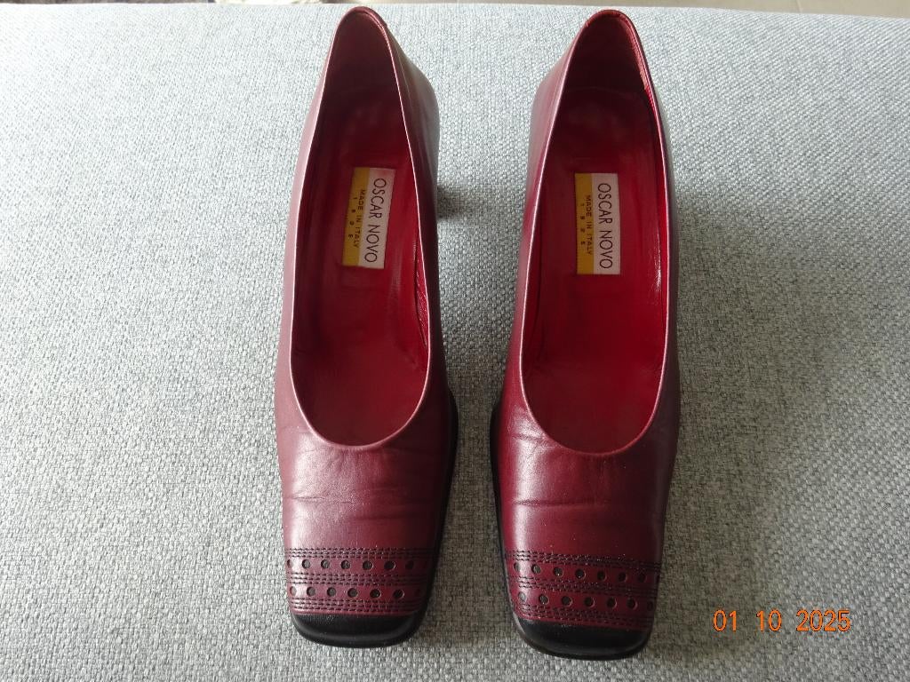 lederen schoenen m38 in perfecte staat, Ophalen of Verzenden, Zo goed als nieuw