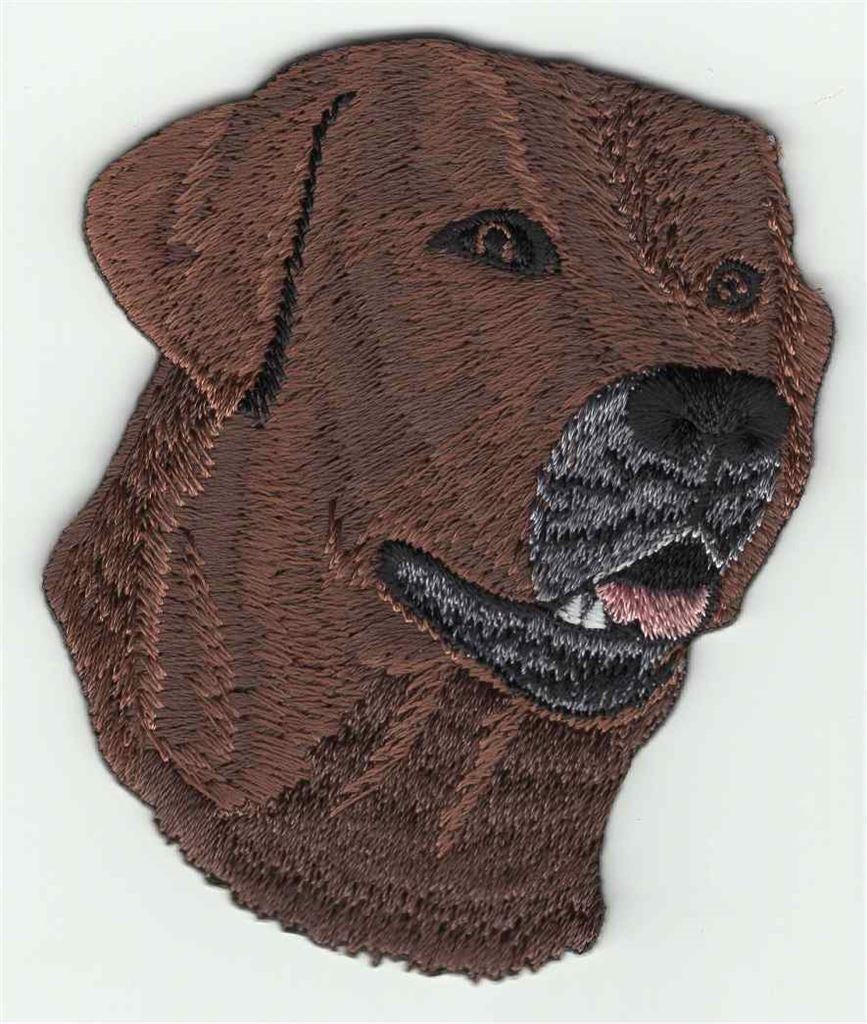 Labrador retriever stoffen opstrijk patch embleem #12, Verzenden, Nieuw