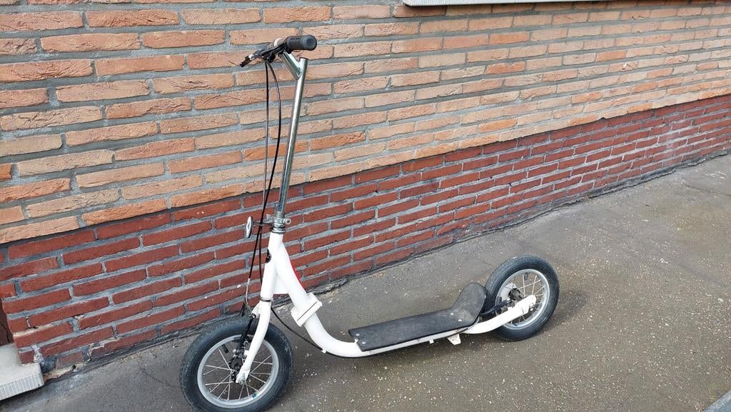 Mooie vouwbare kickscooter step beige, Fietsen en Brommers, Ophalen