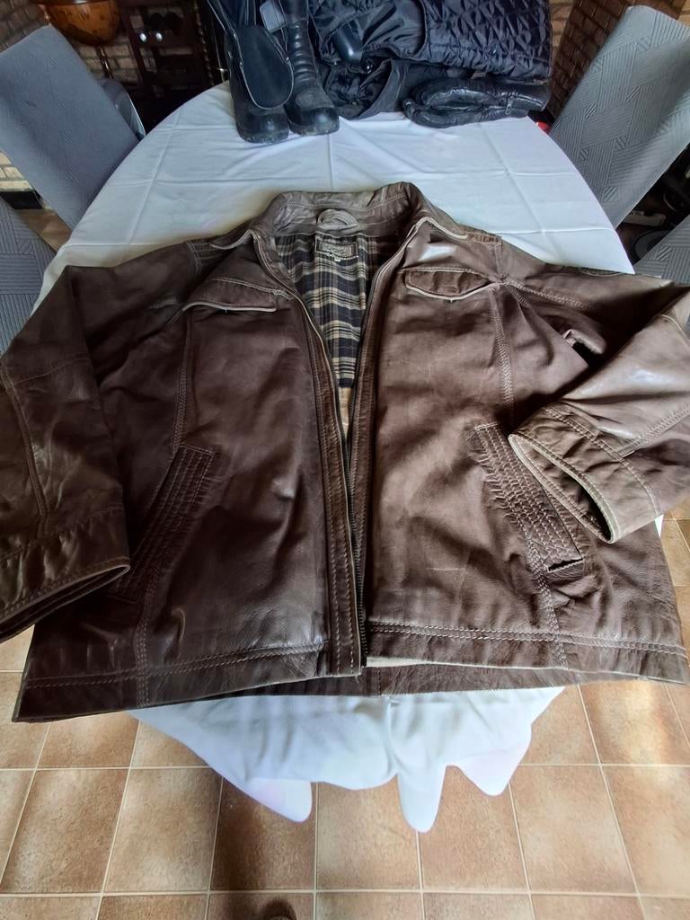 Mooie lederen herenjas, goed merk, mooi afgewerkt., Enlèvement