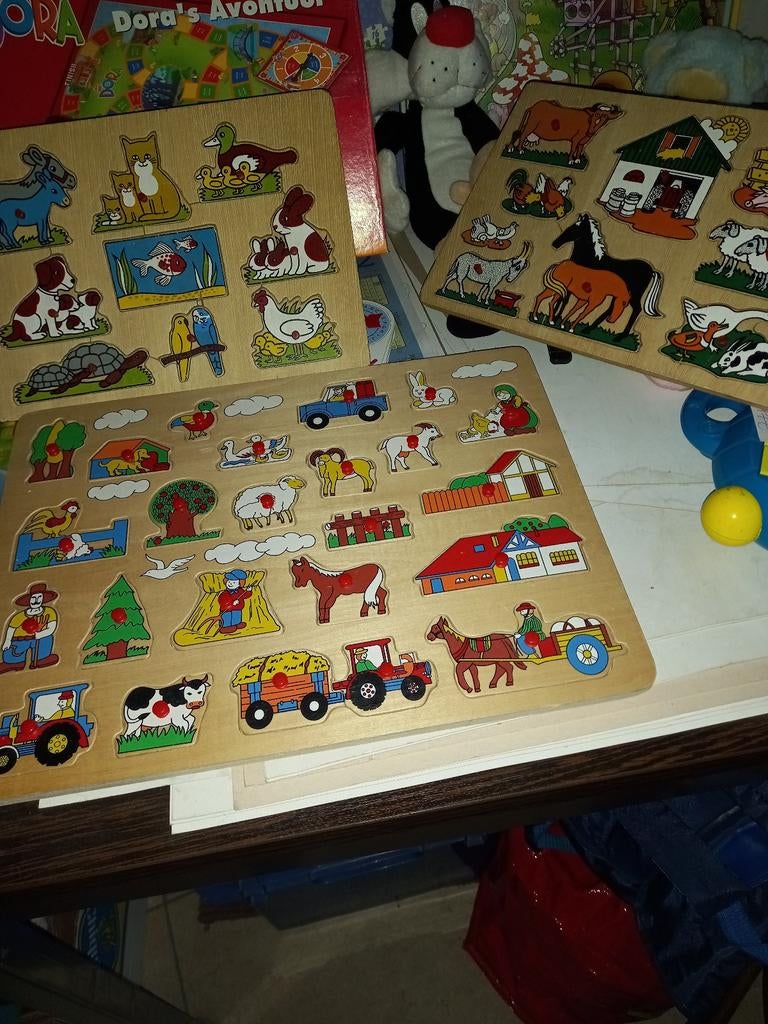 Houten puzzels.nieuw.., Ophalen