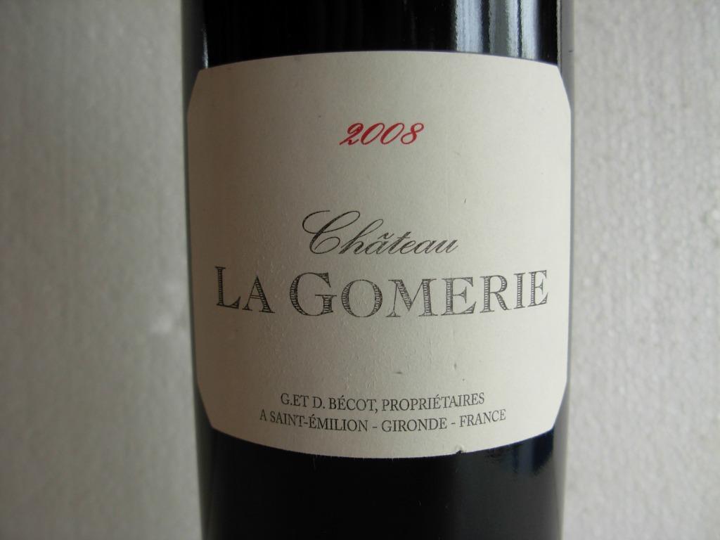 CHÂTEAU LA GOMERIE 2008 - SAINT EMILION - GRAND CRU, Collections, Vins, Neuf, Enlèvement ou Envoi, Pleine, Vin rouge