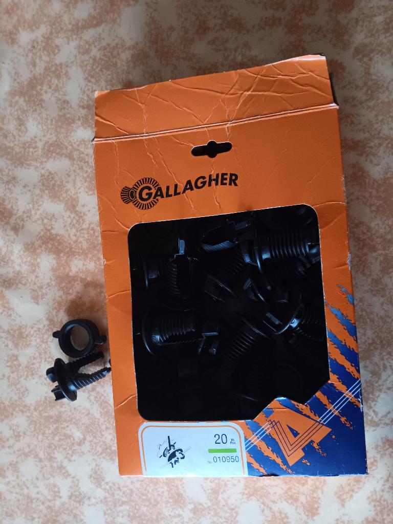 Isolateur à vis Gallagher pour clôtures électriques, Animaux & Accessoires, Box & Pâturages