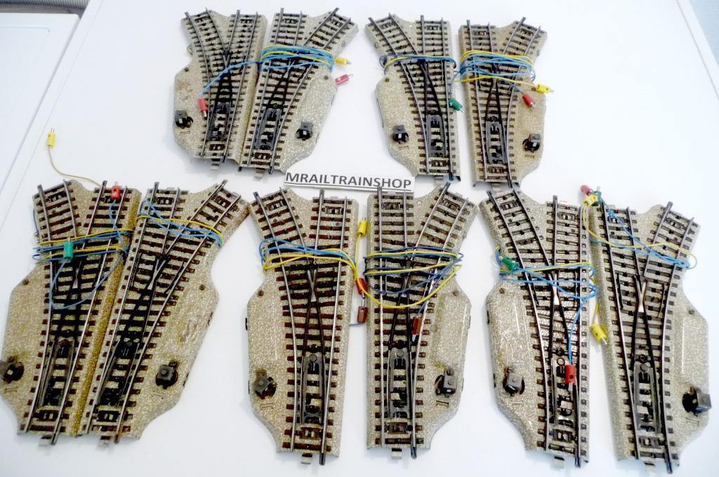 5117 MARKLIN HO - 5  paar ELECTRISCHE WISSELS, Hobby en Vrije tijd, Wisselstroom, Rails, Ophalen of Verzenden, Zo goed als nieuw