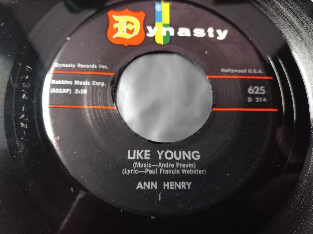 Ann Henry ‎– Like Young - Popcorn, 7 inch, Single, Ophalen of Verzenden, Zo goed als nieuw