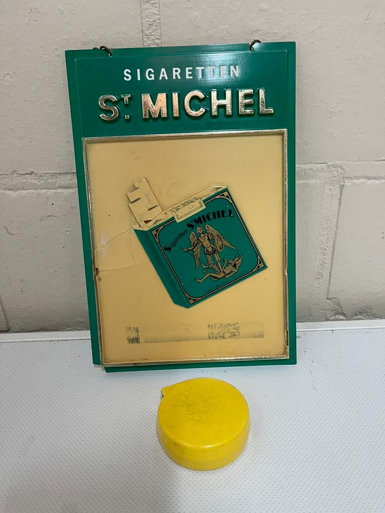 St michel plastiek reclame 1969, Verzamelen, Merken en Reclamevoorwerpen, Ophalen of Verzenden, Zo goed als nieuw