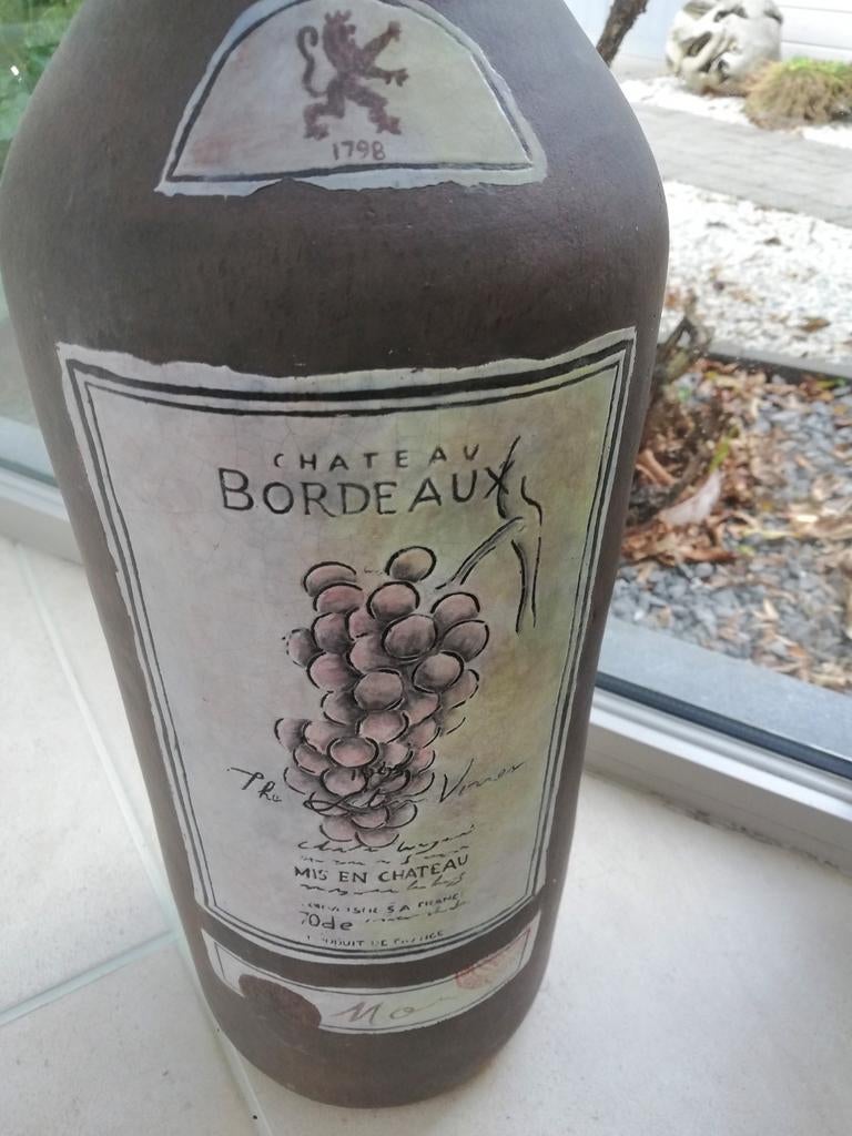 Nieuwe super grote decoratie,verzamel wijnfles,zeer zwaar, Ophalen, Nieuw