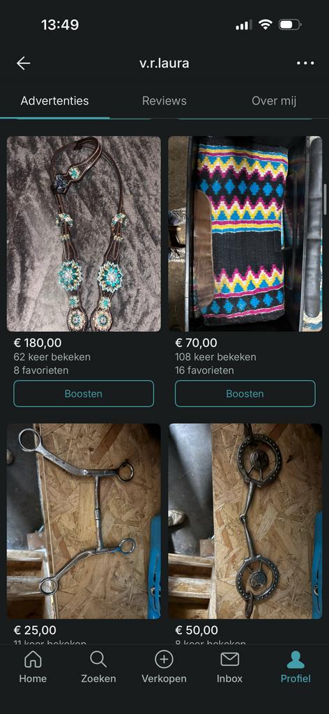 Groot lot paardenspullen, Enlèvement, Comme neuf, Western