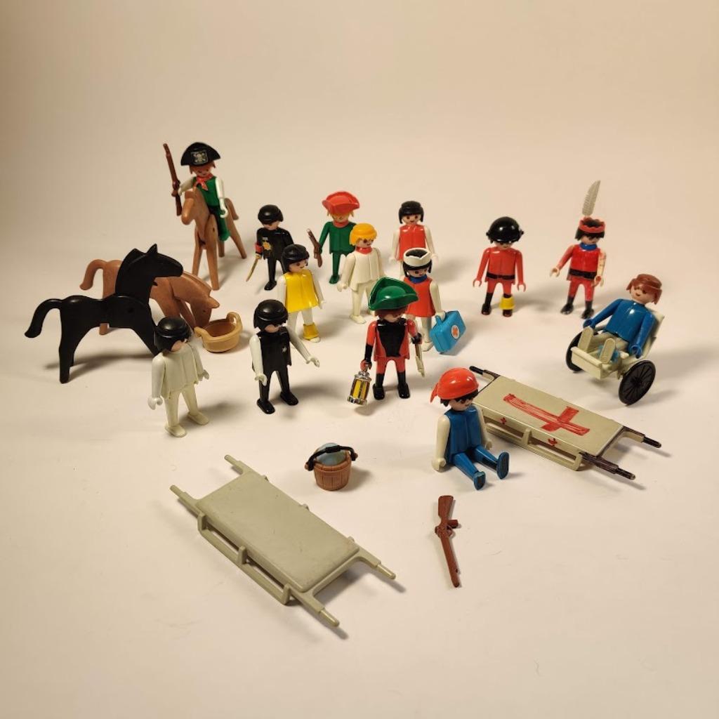 lot de 29 Playmobil vintage 1974 Geobra, Enlèvement ou Envoi