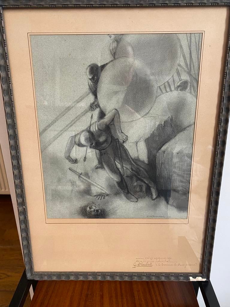 Jacques Van Melkebeke: tekening, Ophalen of Verzenden