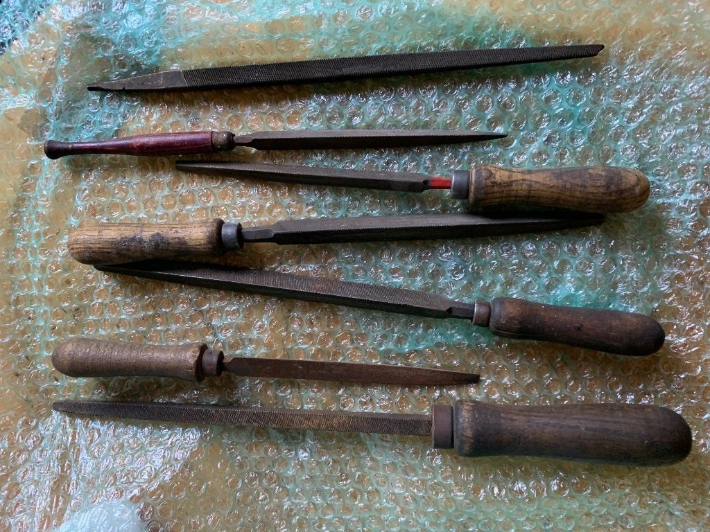 7 Limes ronde, aiguille outils professionnel anciens, Bricolage & Construction, Outillage | Outillage à main, Envoi, Utilisé