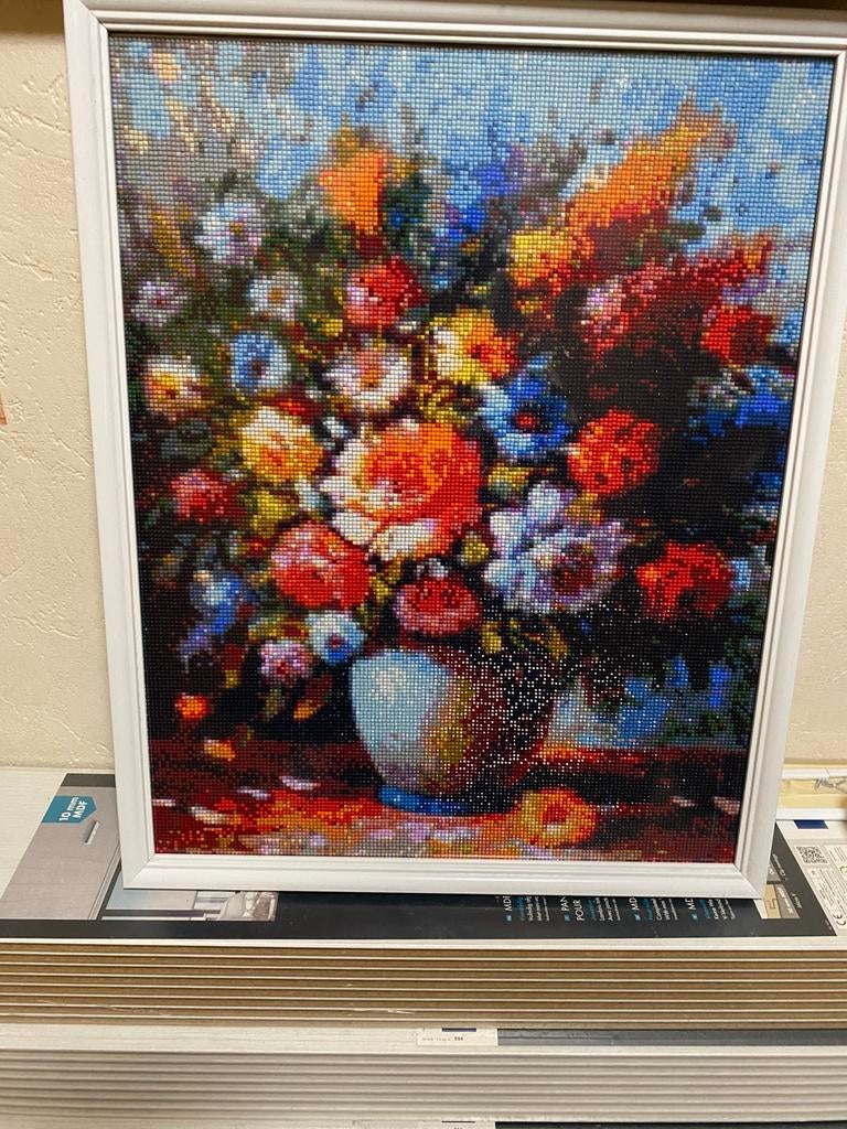 Diamond Painting, Ophalen