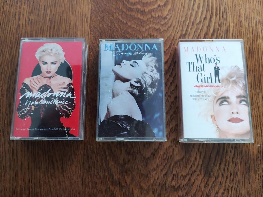 Cassettebandjes Madonna, Gebruikt, 2 t/m 25 bandjes, Dance, Ophalen of Verzenden