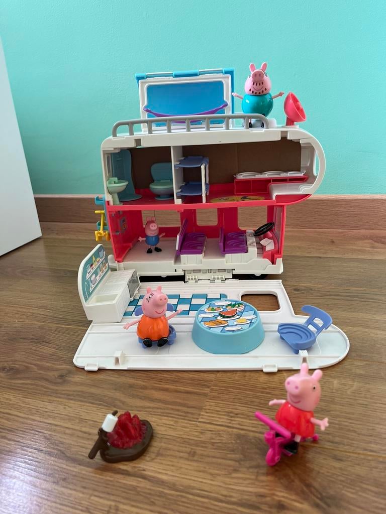 Peppa pig camper, Ophalen, Zo goed als nieuw