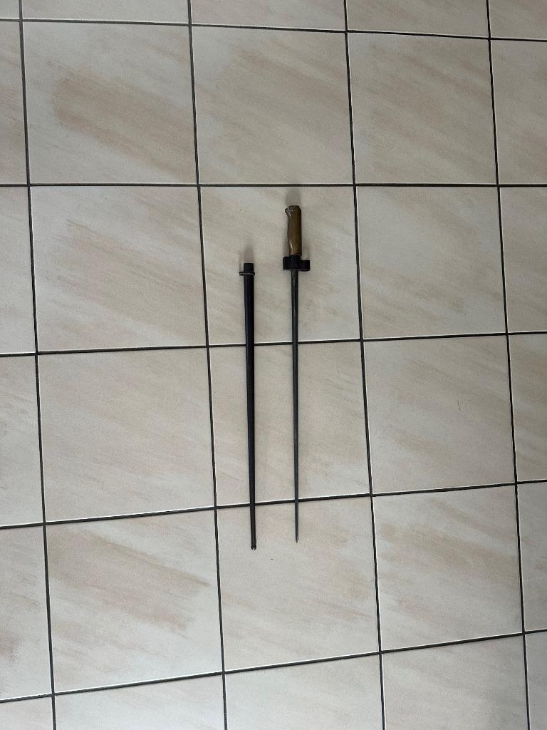 Baïonnette d'origine pour fusil Lebel , année 1886. -, Collections, Enlèvement, Armée de terre, Autres types