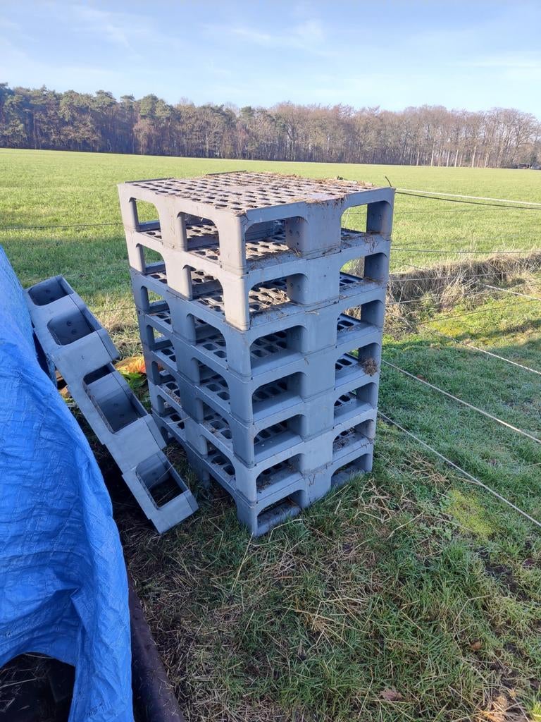 Kleine kunststof paletten, Enlèvement